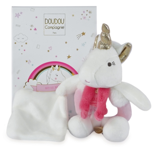 Doudou et Compagnie Doudou Hochet Lucie La Licorne